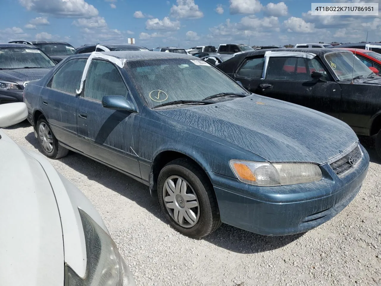 2001 Toyota Camry Ce VIN: 4T1BG22K71U786951 Lot: 77188314