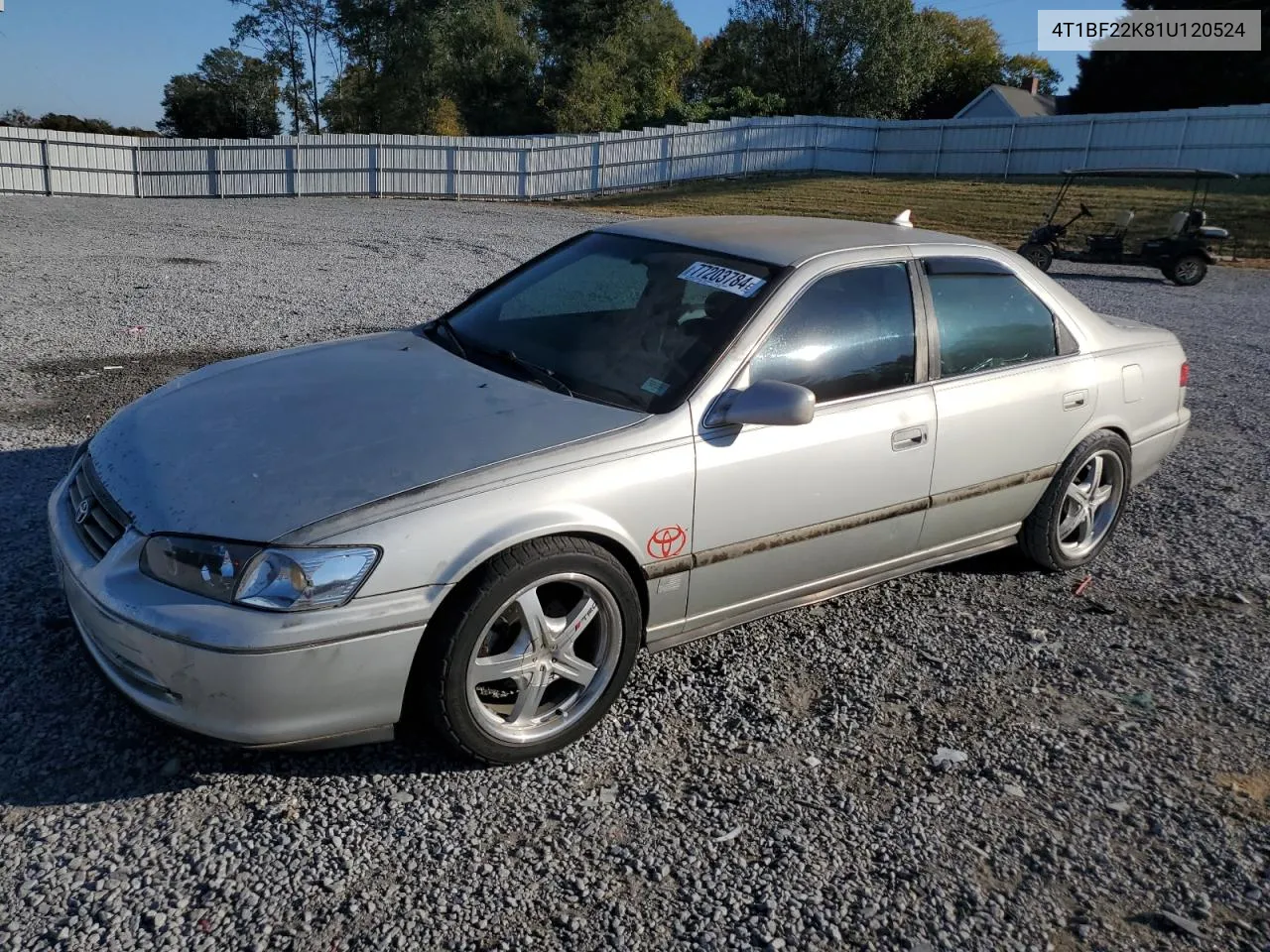 2001 Toyota Camry Le VIN: 4T1BF22K81U120524 Lot: 77203784