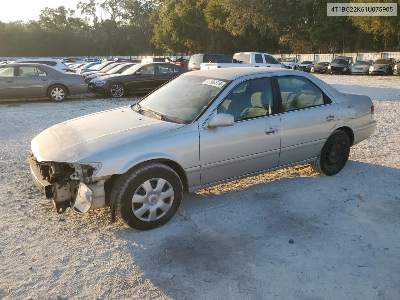 2001 Toyota Camry Ce VIN: 4T1BG22K61U075905 Lot: 77266814