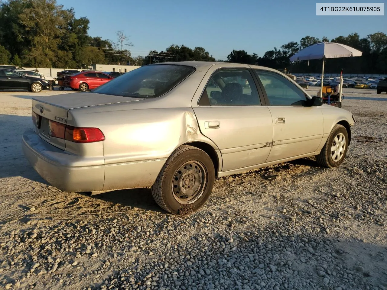 2001 Toyota Camry Ce VIN: 4T1BG22K61U075905 Lot: 77266814