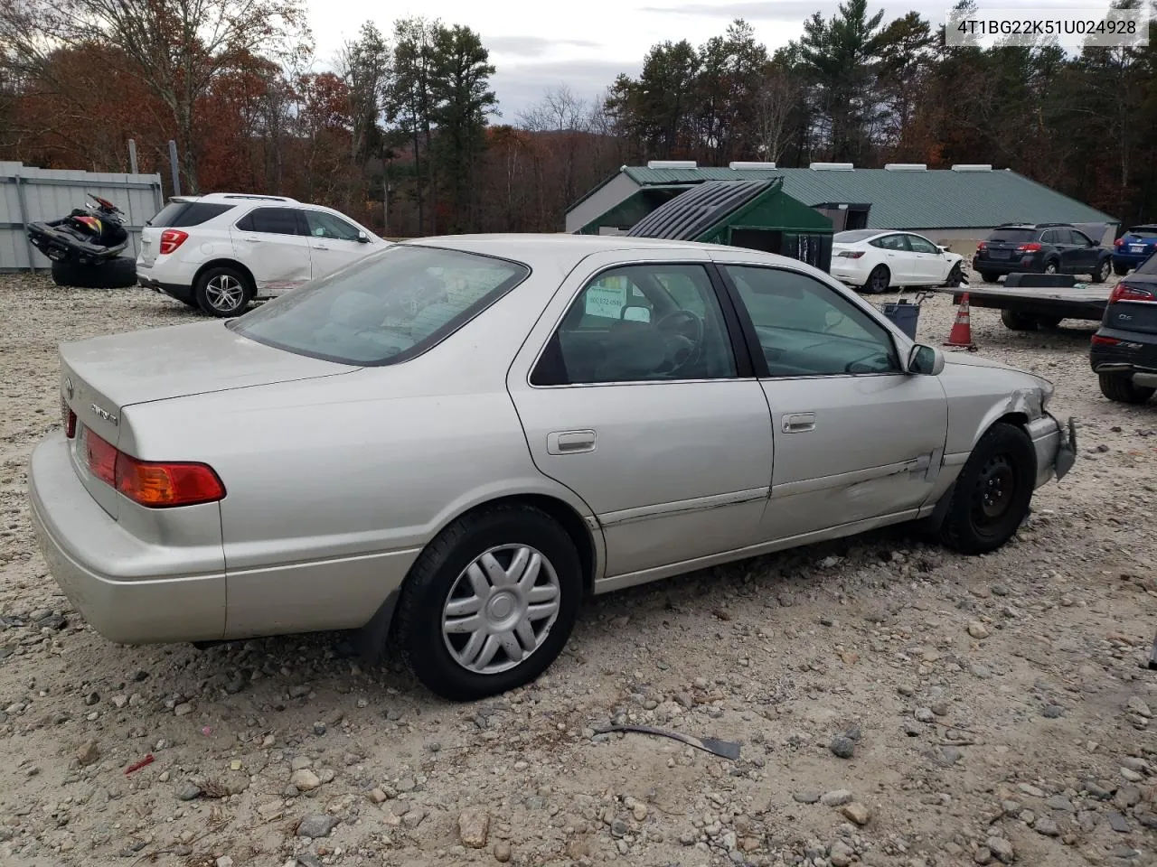 4T1BG22K51U024928 2001 Toyota Camry Ce