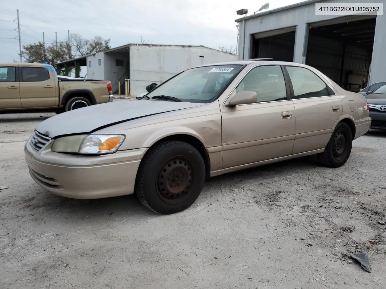 2001 Toyota Camry Ce VIN: 4T1BG22KX1U805752 Lot: 77795594