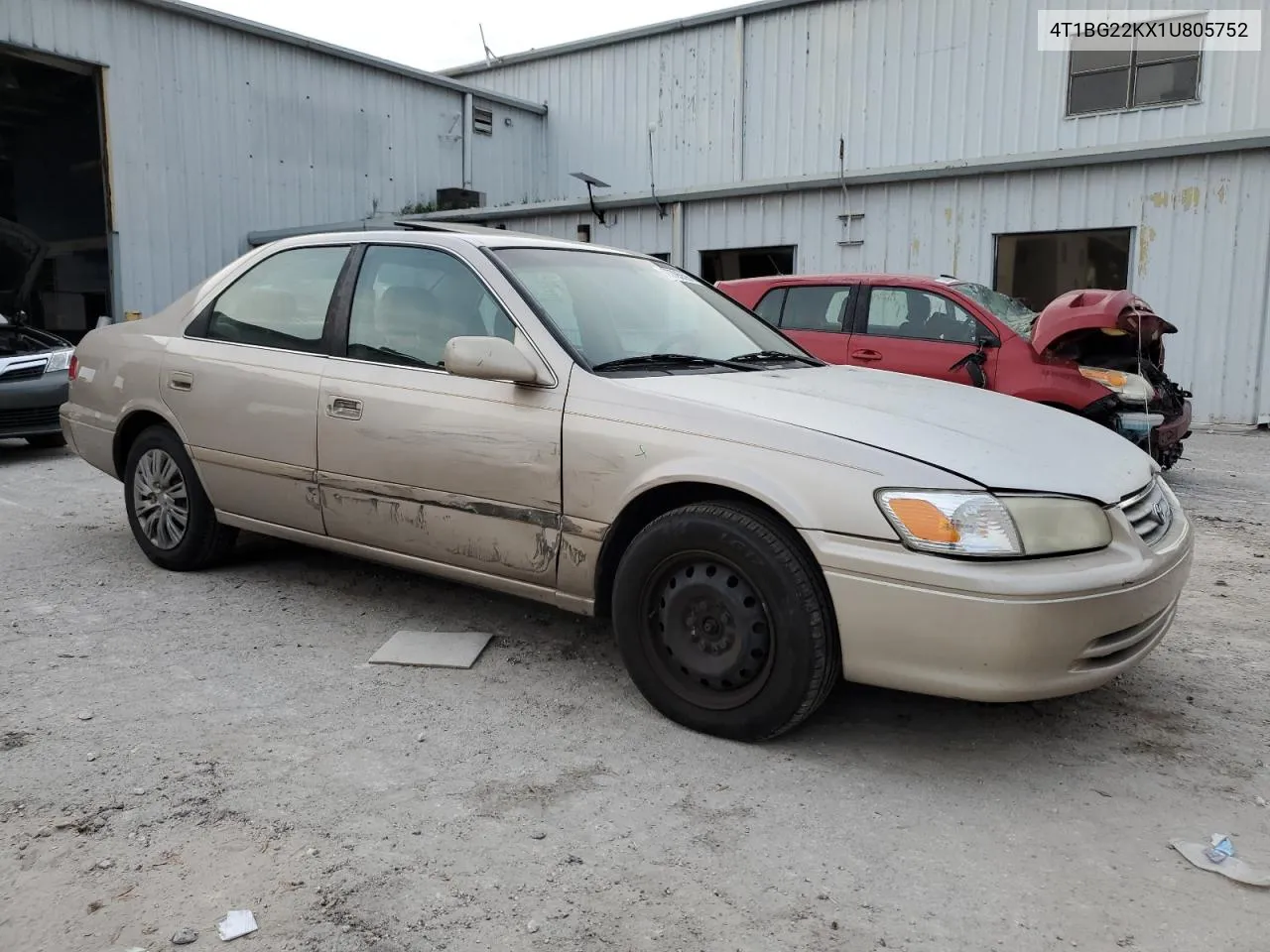 2001 Toyota Camry Ce VIN: 4T1BG22KX1U805752 Lot: 77795594