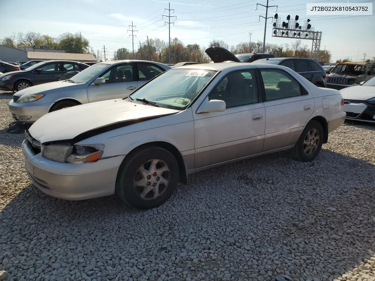 2001 Toyota Camry Ce VIN: JT2BG22K810543752 Lot: 78225874