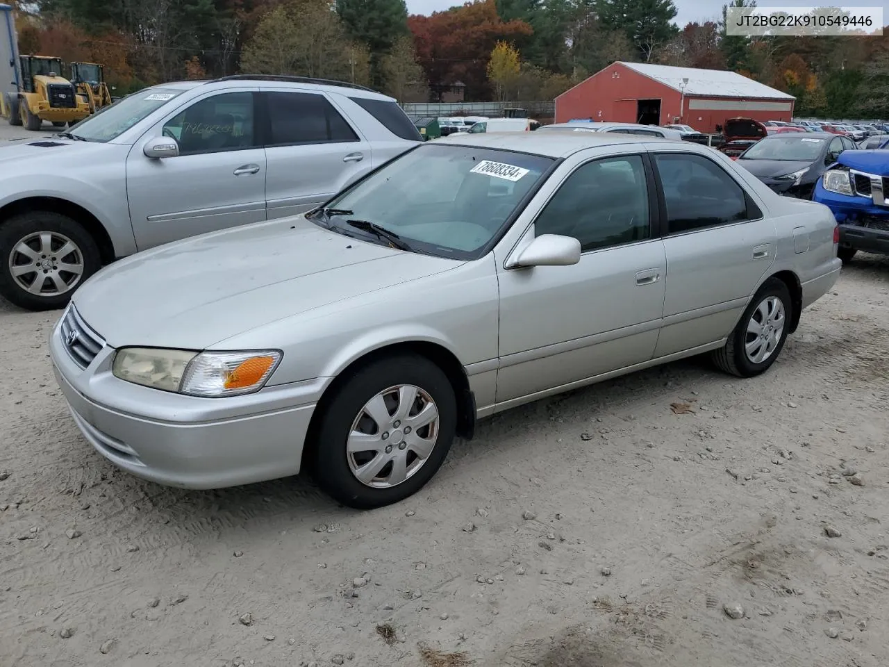 2001 Toyota Camry Ce VIN: JT2BG22K910549446 Lot: 78608334