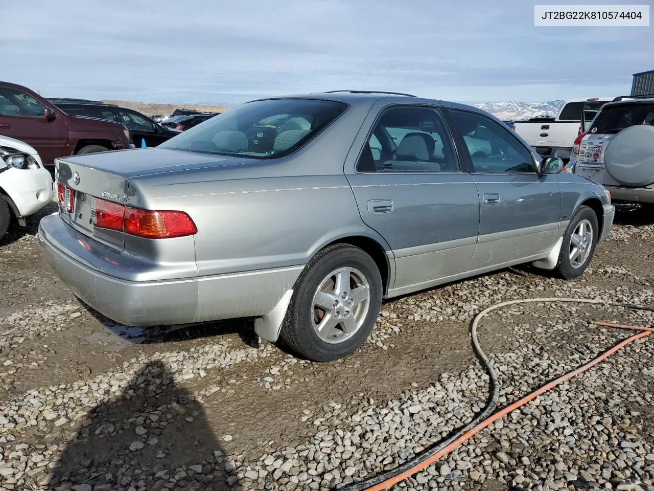 2001 Toyota Camry Ce VIN: JT2BG22K810574404 Lot: 80373604