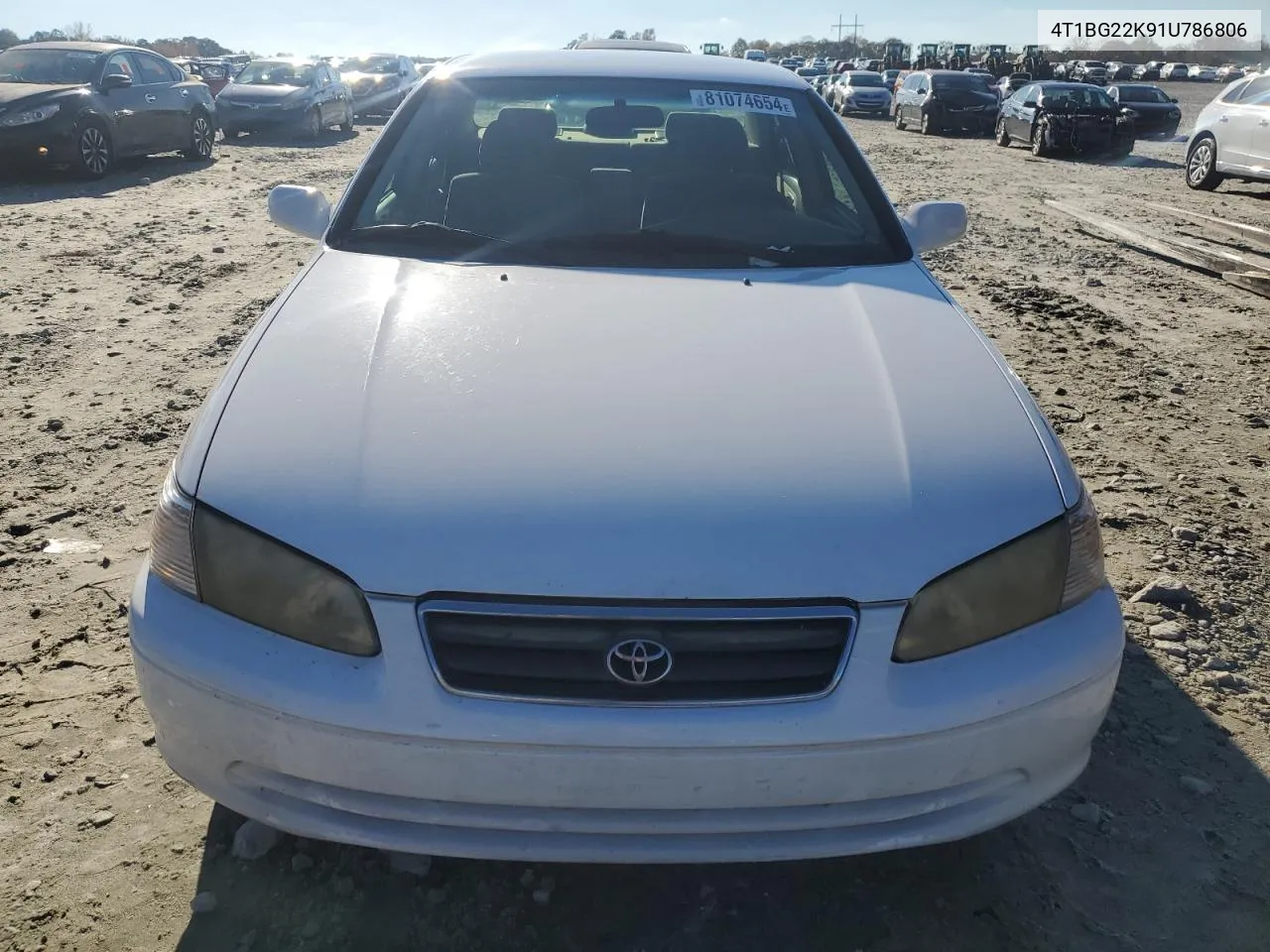 2001 Toyota Camry Ce VIN: 4T1BG22K91U786806 Lot: 81074654