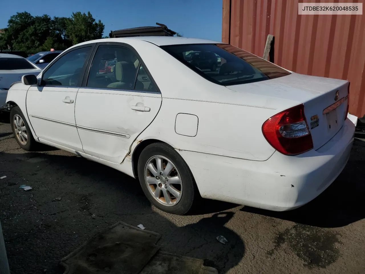 2002 Toyota Camry Le VIN: JTDBE32K620048535 Lot: 67112214