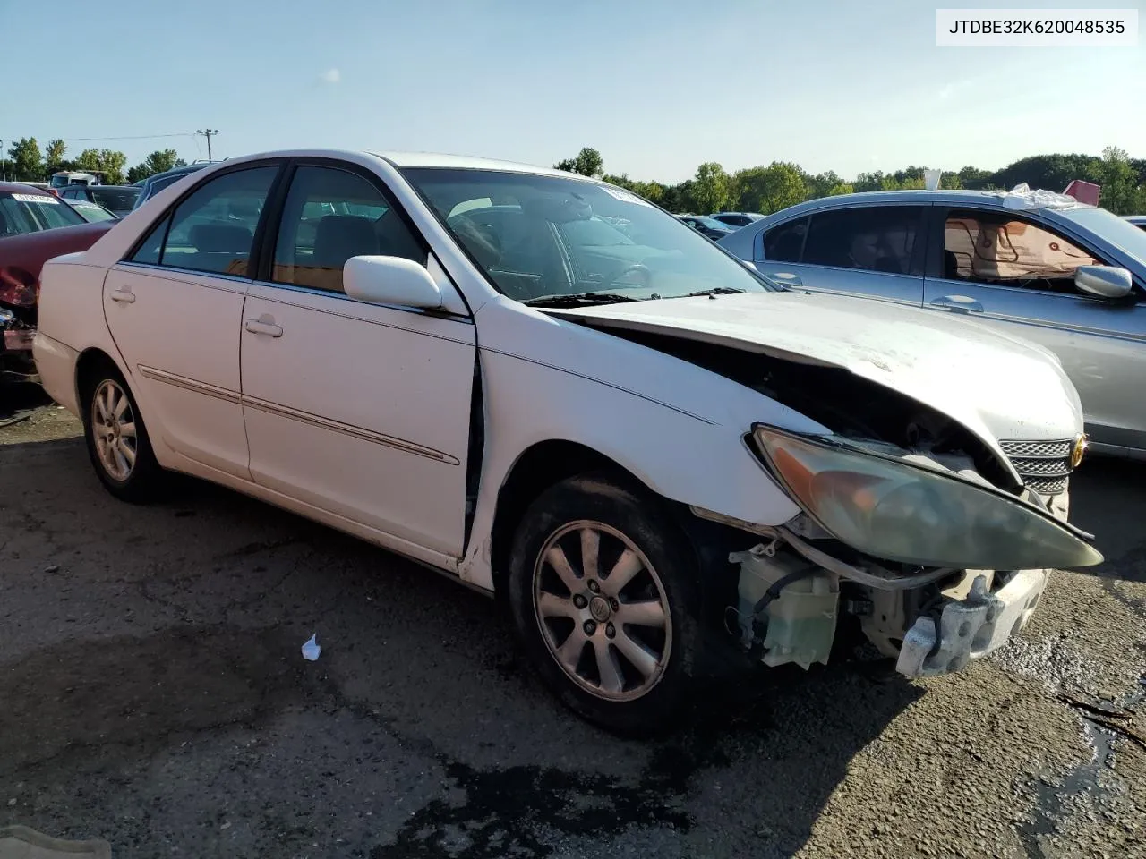 2002 Toyota Camry Le VIN: JTDBE32K620048535 Lot: 67112214