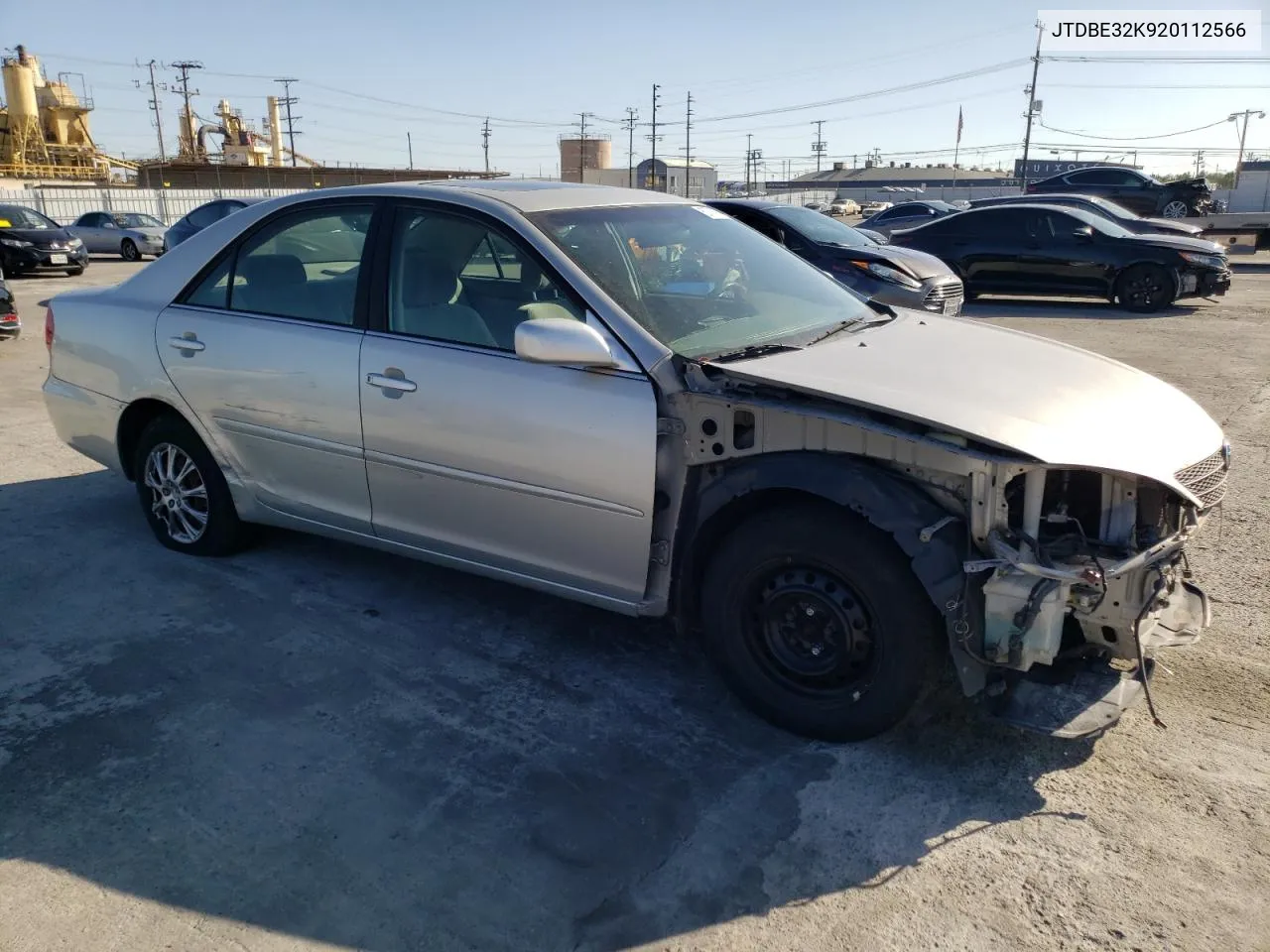 2002 Toyota Camry Le VIN: JTDBE32K920112566 Lot: 67797303