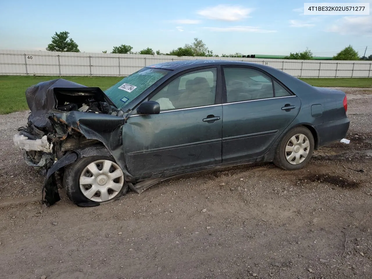 4T1BE32K02U571277 2002 Toyota Camry Le