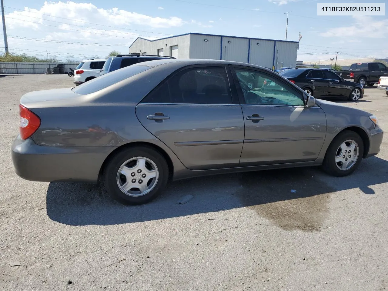 2002 Toyota Camry Le VIN: 4T1BF32K82U511213 Lot: 70813064