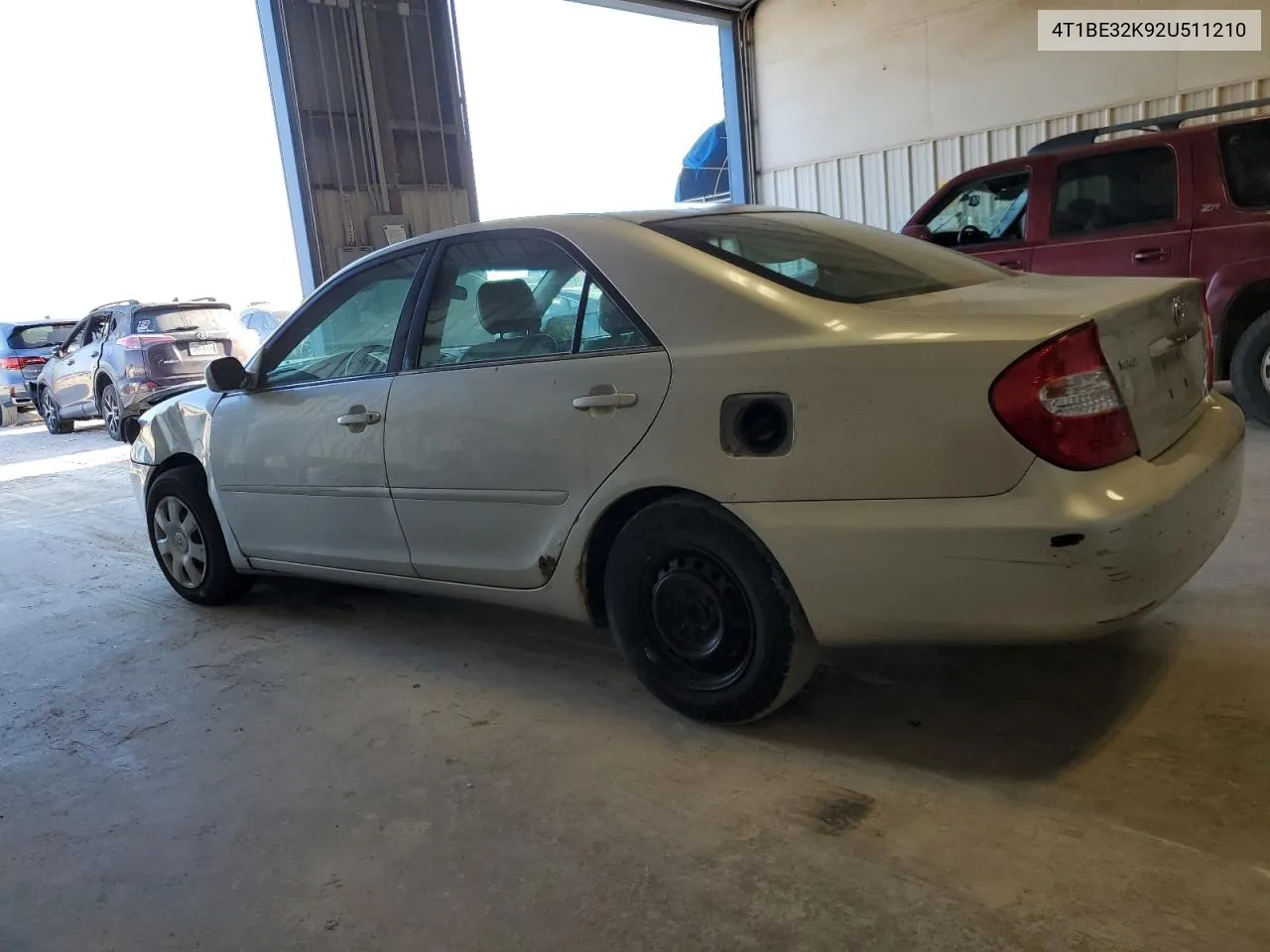 2002 Toyota Camry Le VIN: 4T1BE32K92U511210 Lot: 72039854