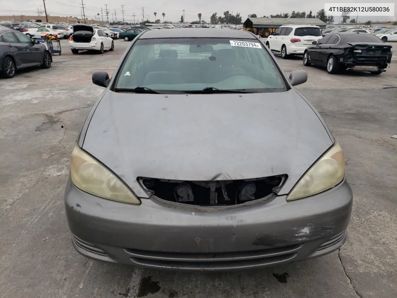 4T1BE32K12U580036 2002 Toyota Camry Le