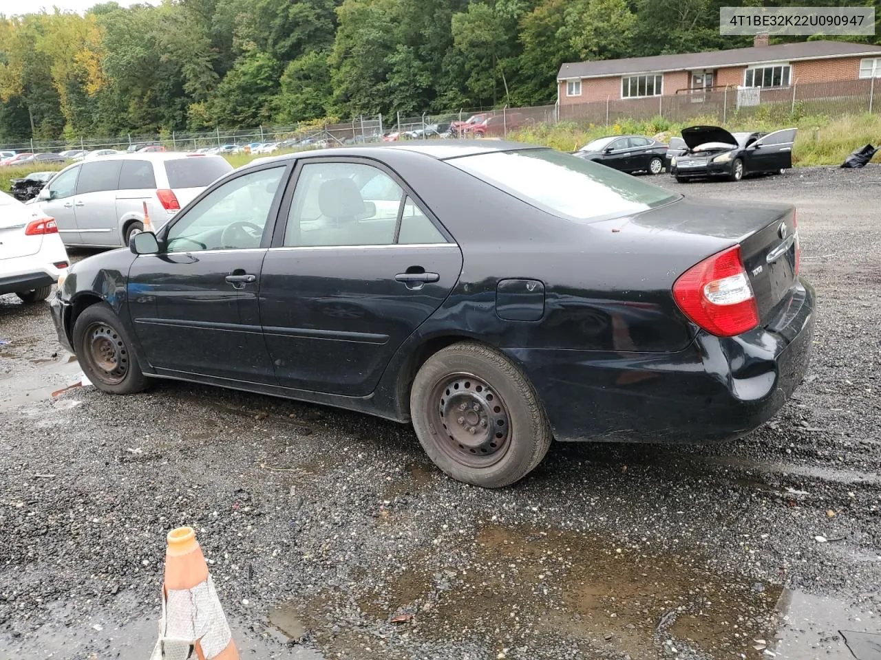 2002 Toyota Camry Le VIN: 4T1BE32K22U090947 Lot: 72355634