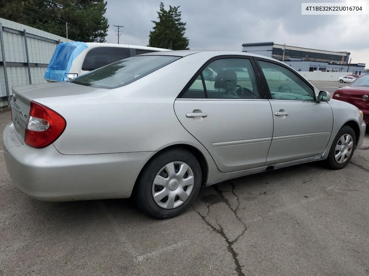 2002 Toyota Camry Le VIN: 4T1BE32K22U016704 Lot: 72962564