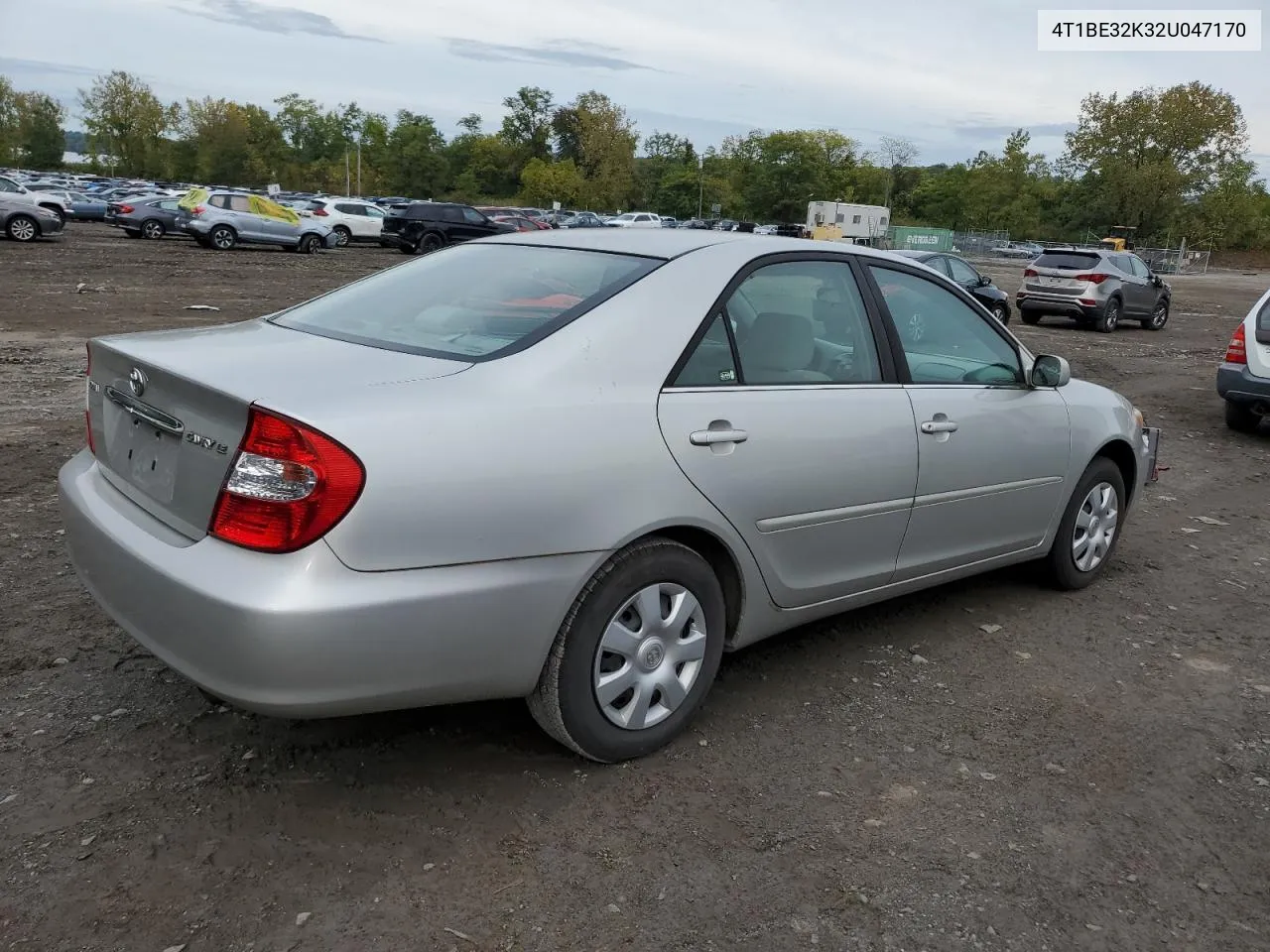 2002 Toyota Camry Le VIN: 4T1BE32K32U047170 Lot: 73436474