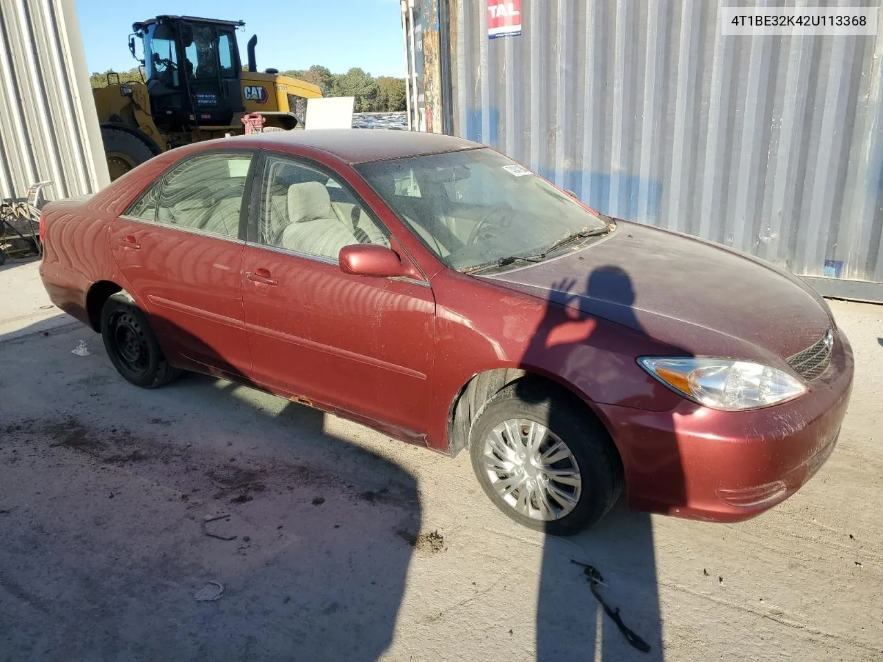 2002 Toyota Camry Le VIN: 4T1BE32K42U113368 Lot: 74041954