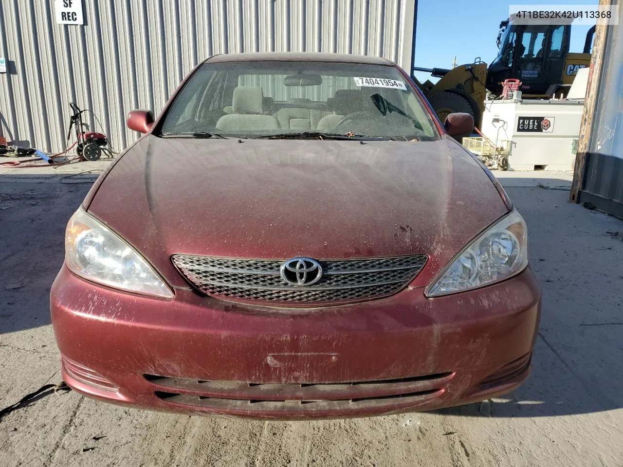 2002 Toyota Camry Le VIN: 4T1BE32K42U113368 Lot: 74041954