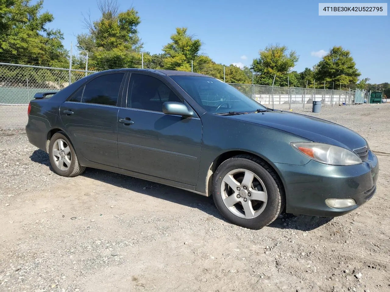 2002 Toyota Camry Le VIN: 4T1BE30K42U522795 Lot: 74063064