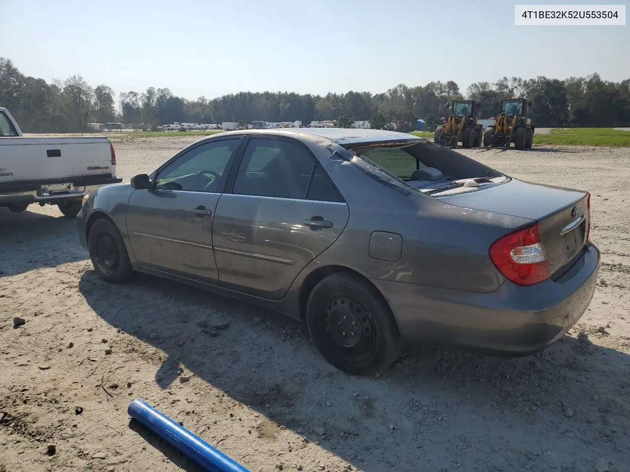 2002 Toyota Camry Le VIN: 4T1BE32K52U553504 Lot: 74542224