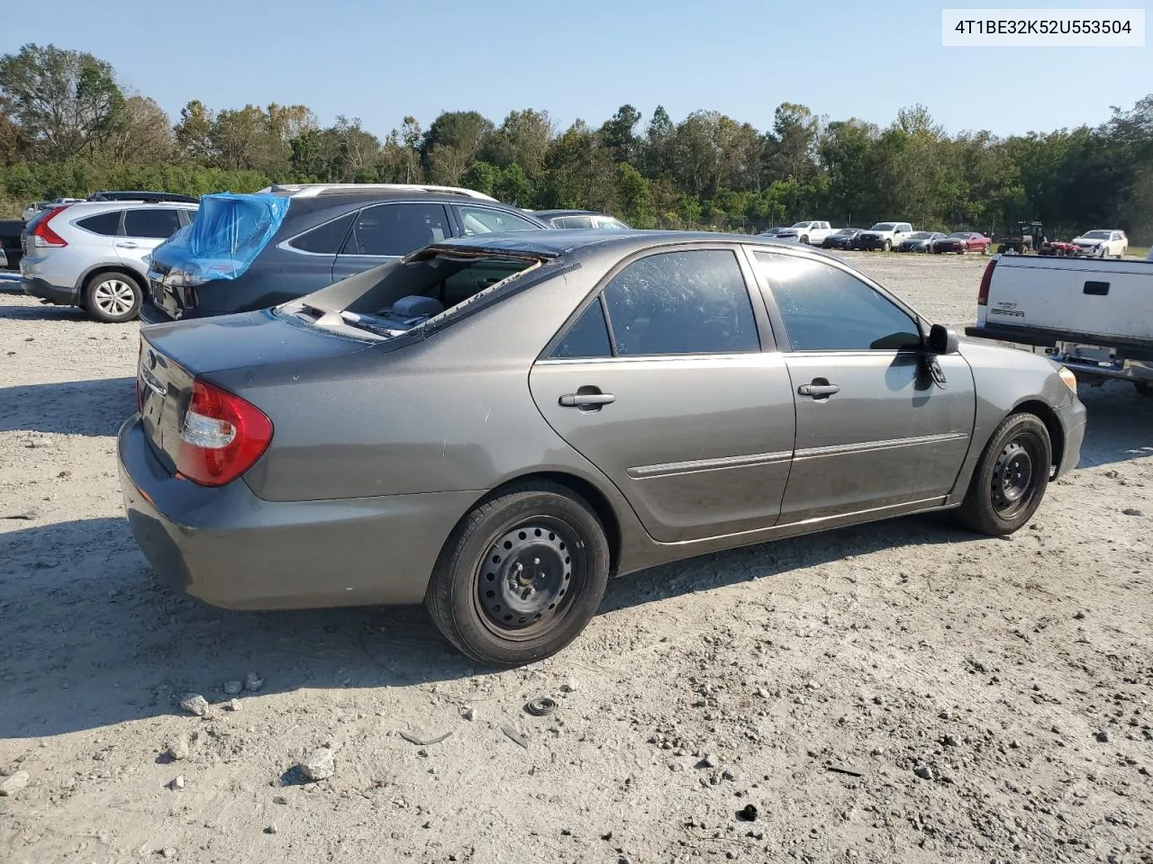 2002 Toyota Camry Le VIN: 4T1BE32K52U553504 Lot: 74542224