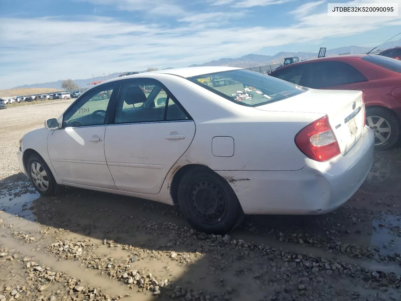 2002 Toyota Camry Le VIN: JTDBE32K520090095 Lot: 75558134