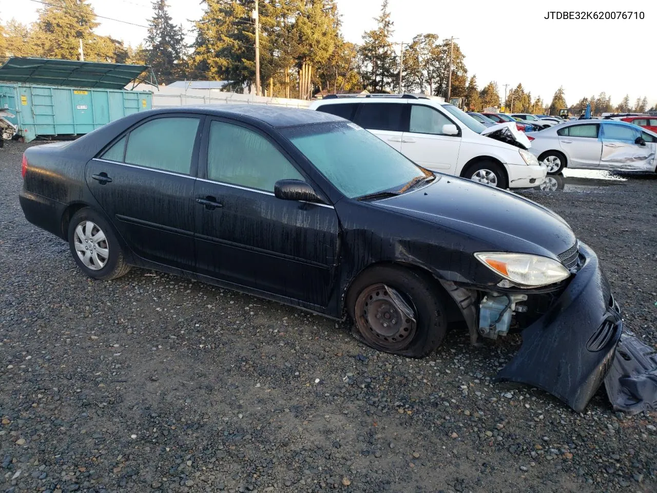 2002 Toyota Camry Le VIN: JTDBE32K620076710 Lot: 77209364