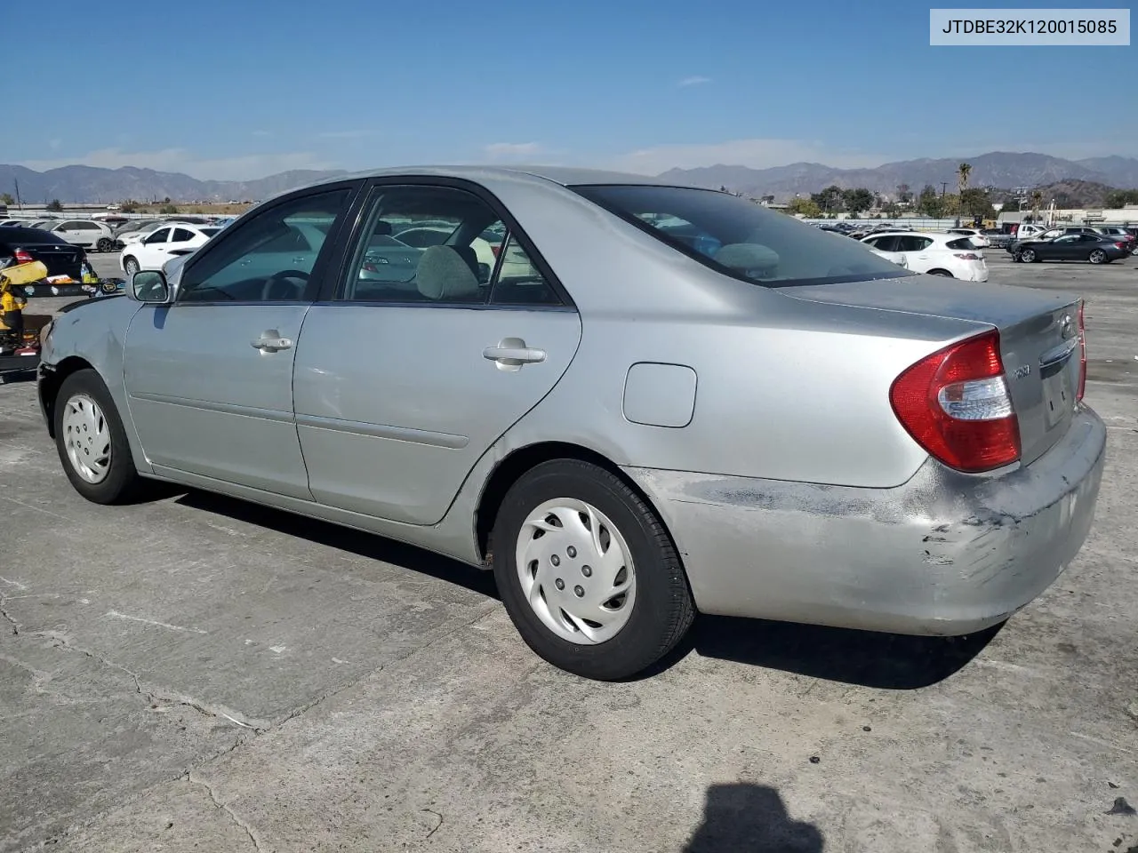 2002 Toyota Camry Le VIN: JTDBE32K120015085 Lot: 77228174