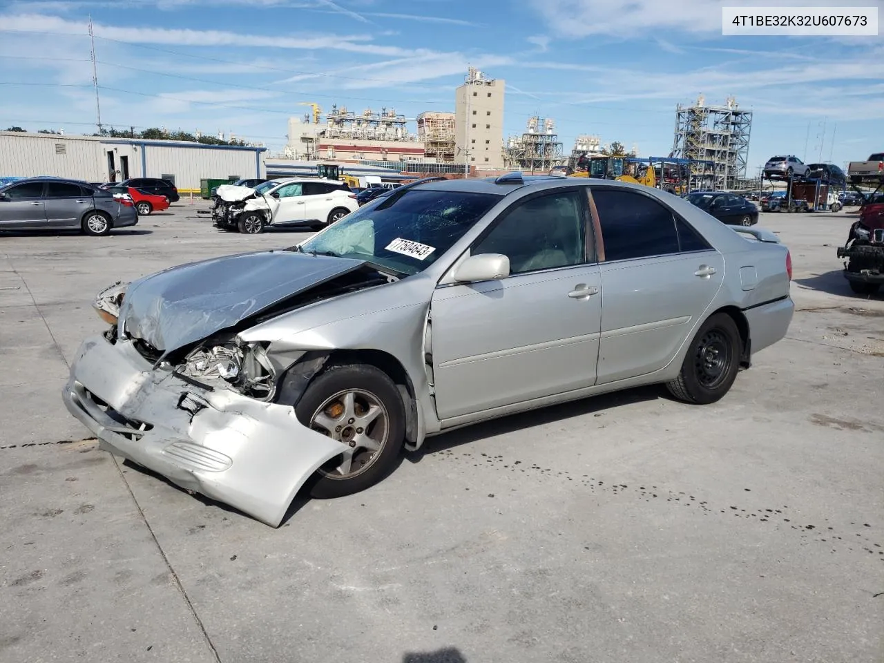 2002 Toyota Camry Le VIN: 4T1BE32K32U607673 Lot: 77504643