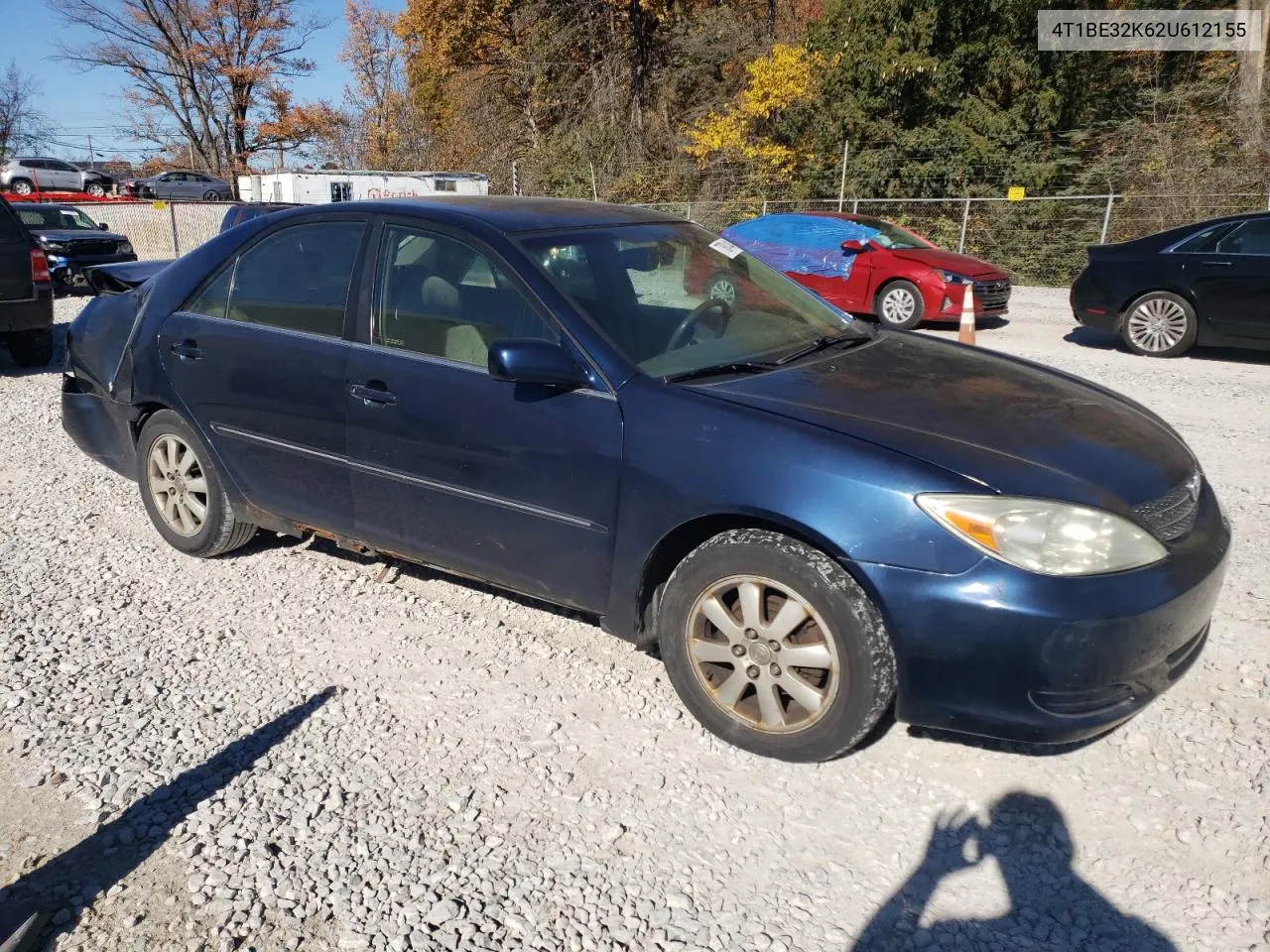 2002 Toyota Camry Le VIN: 4T1BE32K62U612155 Lot: 77804144