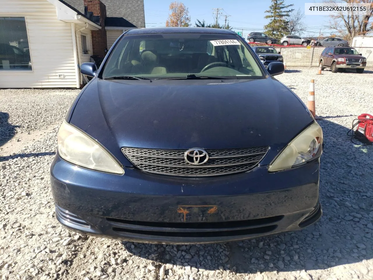 2002 Toyota Camry Le VIN: 4T1BE32K62U612155 Lot: 77804144