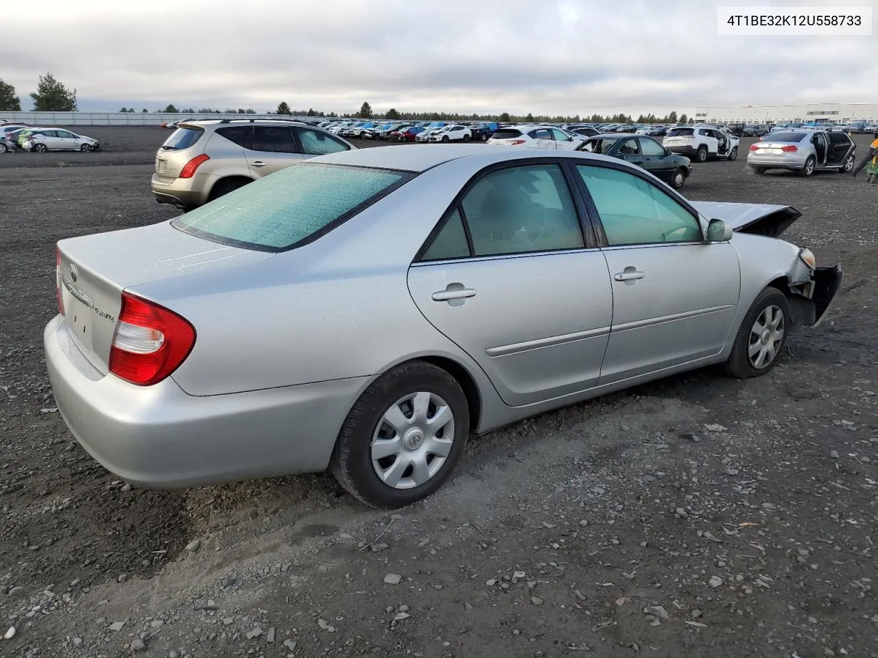 2002 Toyota Camry Le VIN: 4T1BE32K12U558733 Lot: 77888014