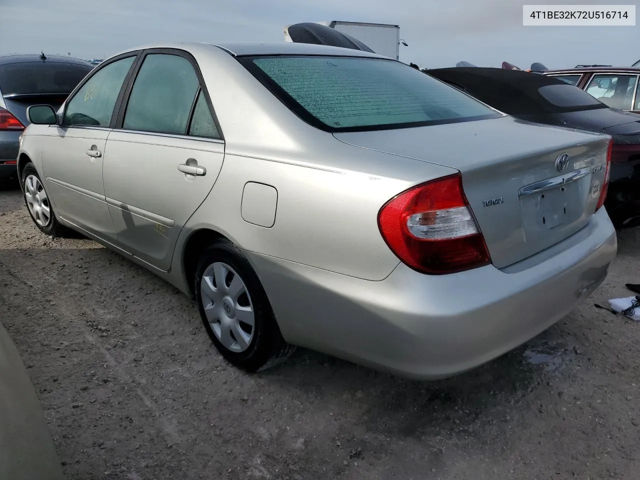 2002 Toyota Camry Le VIN: 4T1BE32K72U516714 Lot: 78020764