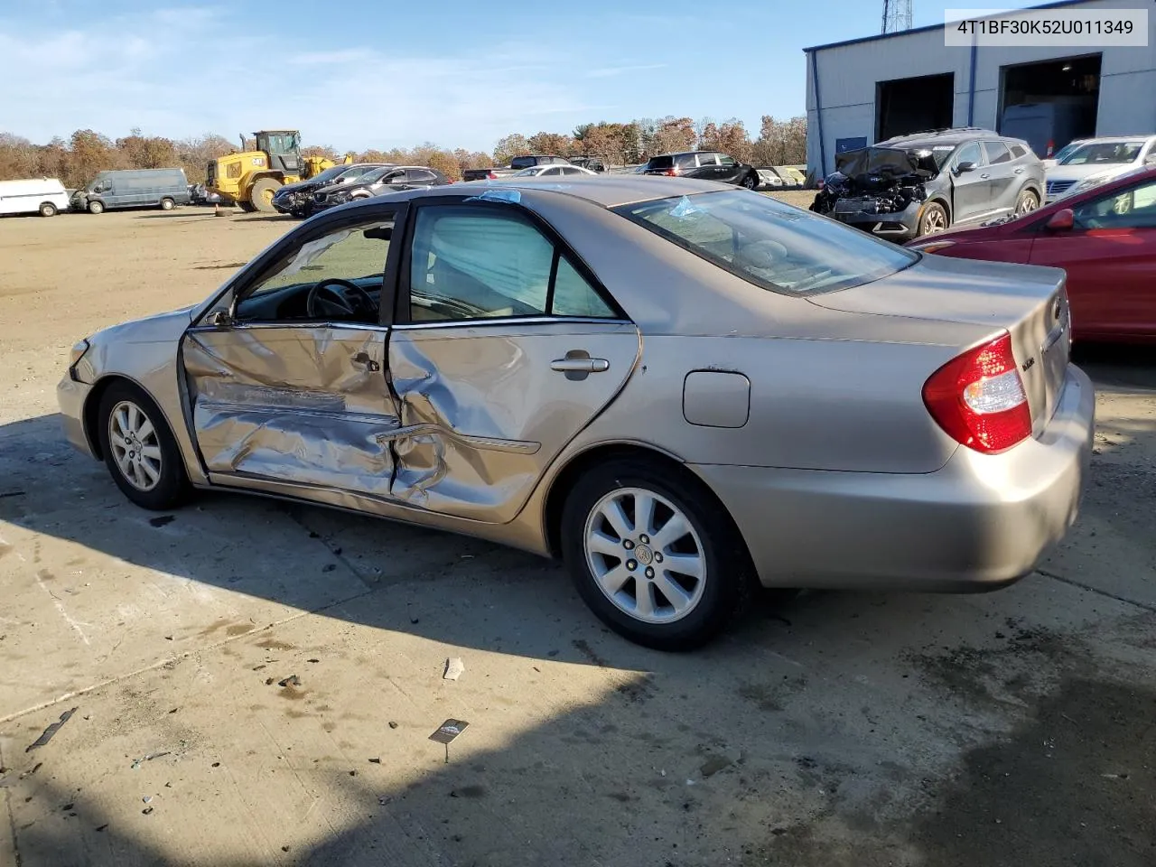 2002 Toyota Camry Le VIN: 4T1BF30K52U011349 Lot: 78394644