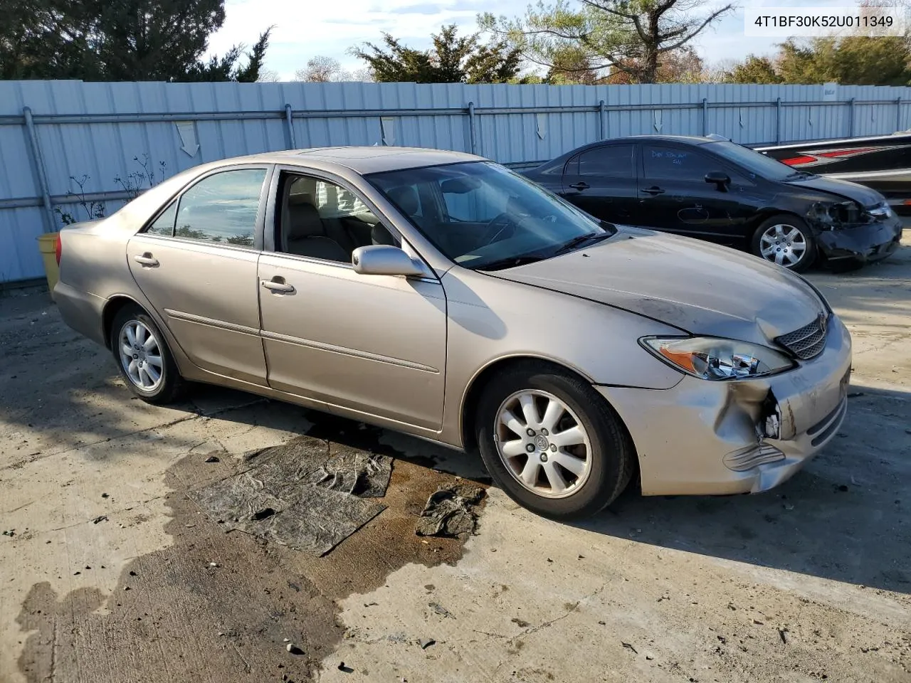 2002 Toyota Camry Le VIN: 4T1BF30K52U011349 Lot: 78394644