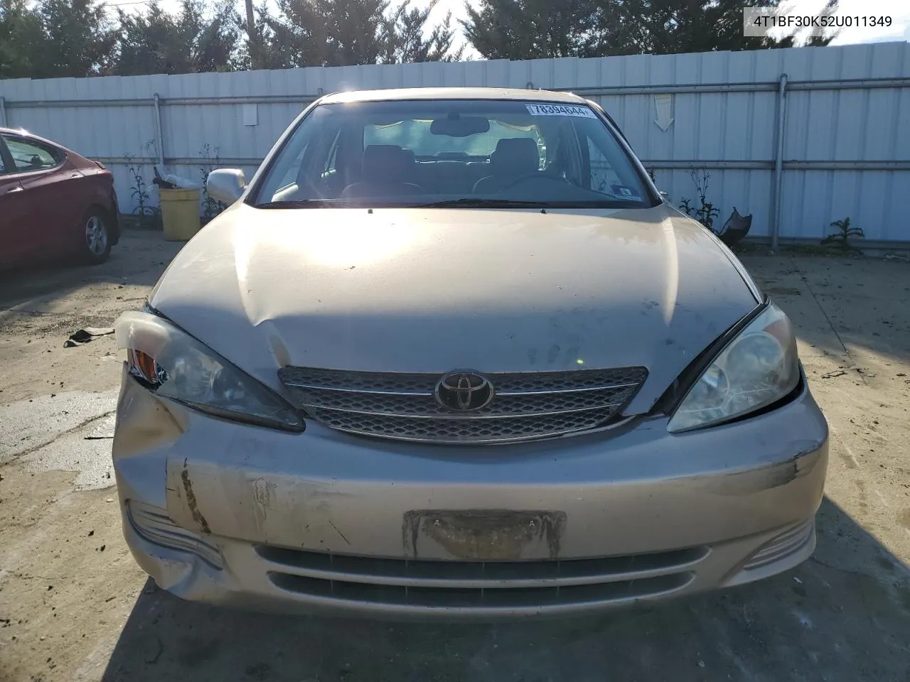 4T1BF30K52U011349 2002 Toyota Camry Le