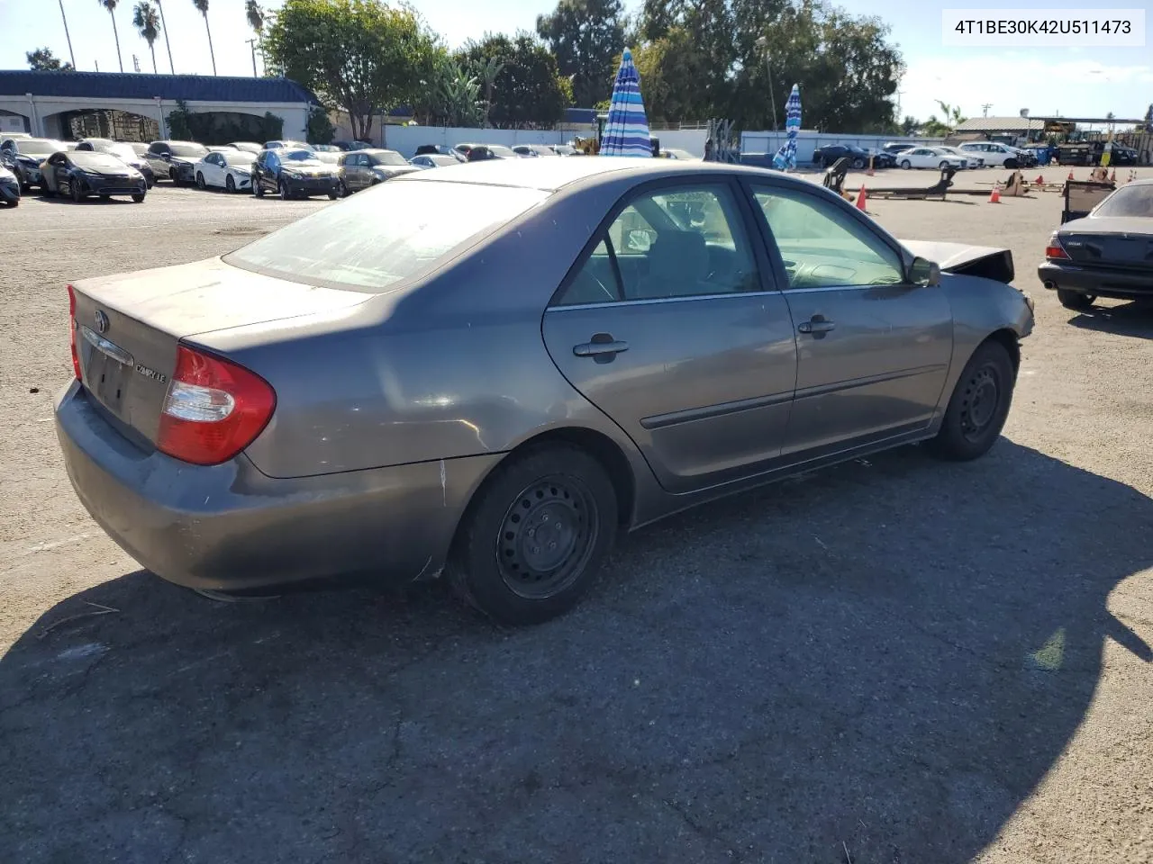 2002 Toyota Camry Le VIN: 4T1BE30K42U511473 Lot: 78482674