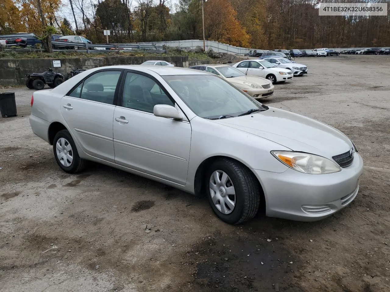 2002 Toyota Camry Le VIN: 4T1BE32K32U638356 Lot: 78612144