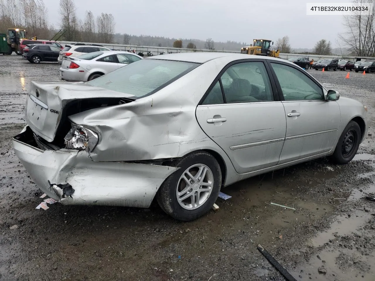 2002 Toyota Camry Le VIN: 4T1BE32K82U104334 Lot: 78715244