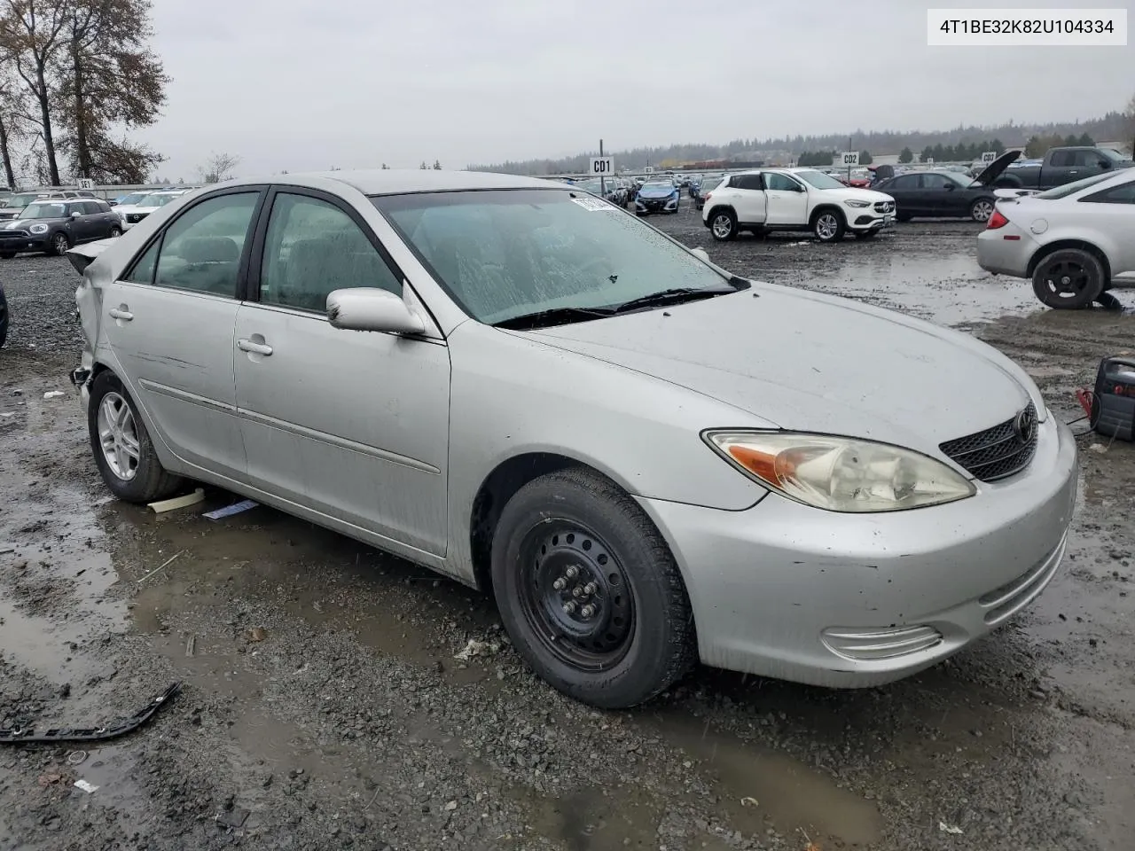 2002 Toyota Camry Le VIN: 4T1BE32K82U104334 Lot: 78715244