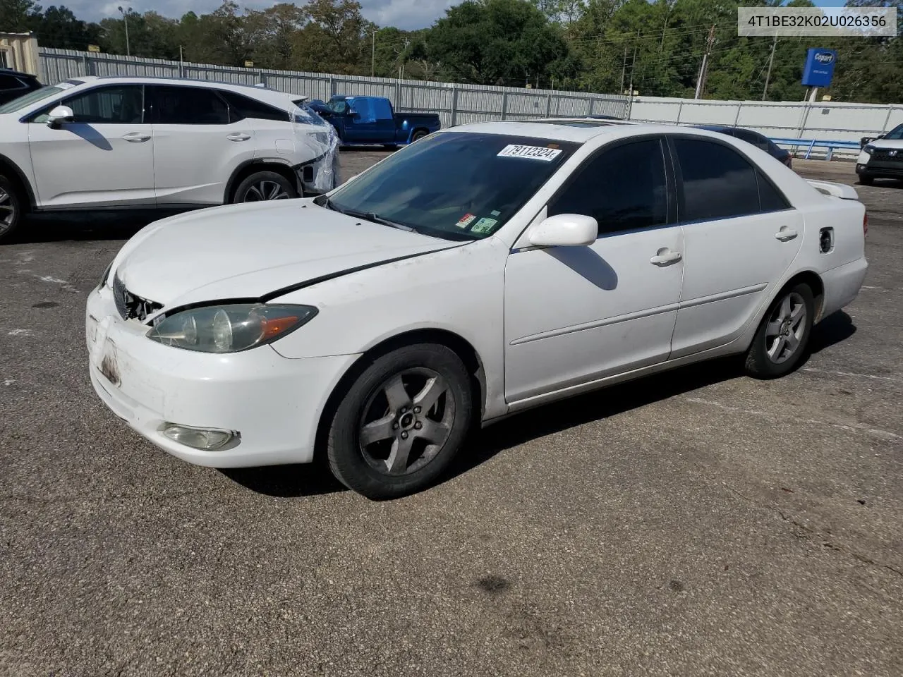 2002 Toyota Camry Le VIN: 4T1BE32K02U026356 Lot: 79112324