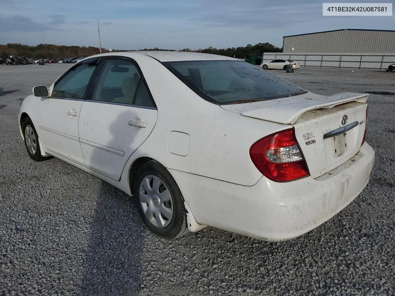 2002 Toyota Camry Le VIN: 4T1BE32K42U087581 Lot: 79263014