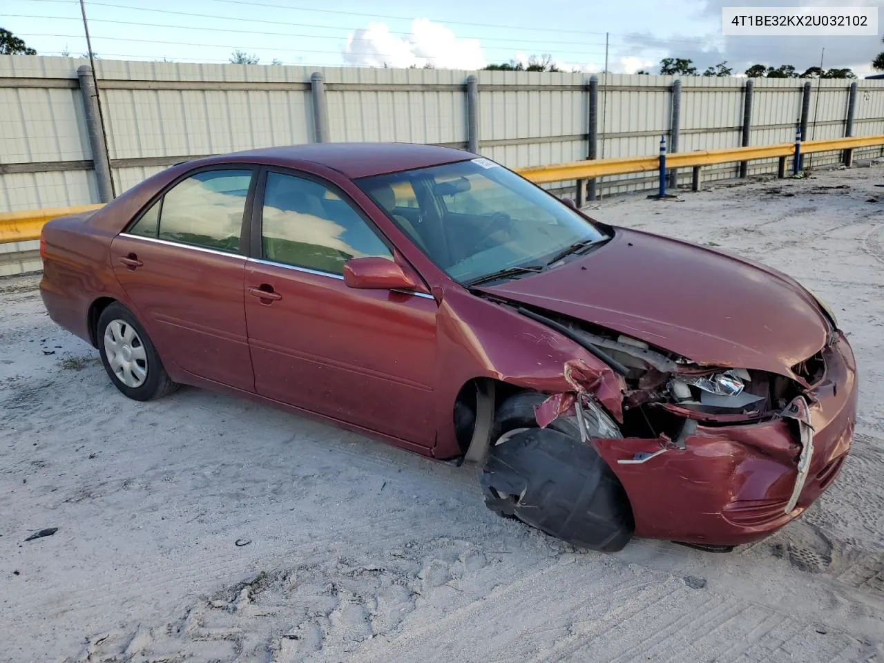 2002 Toyota Camry Le VIN: 4T1BE32KX2U032102 Lot: 79532874