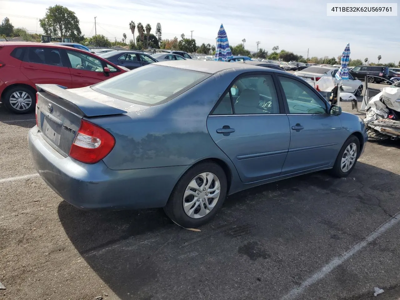 2002 Toyota Camry Le VIN: 4T1BE32K62U569761 Lot: 79711314