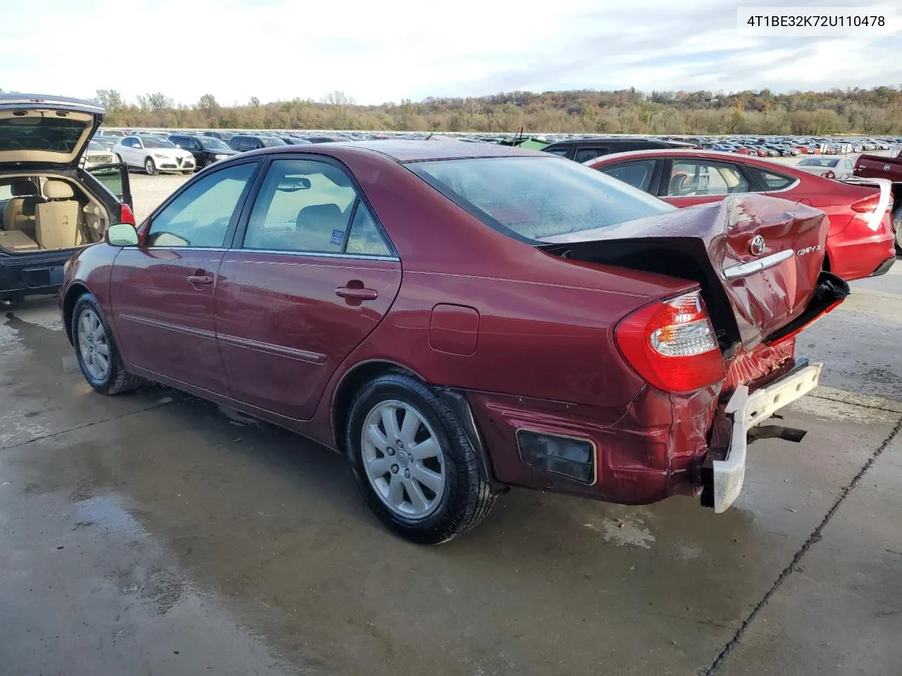 2002 Toyota Camry Le VIN: 4T1BE32K72U110478 Lot: 79952114