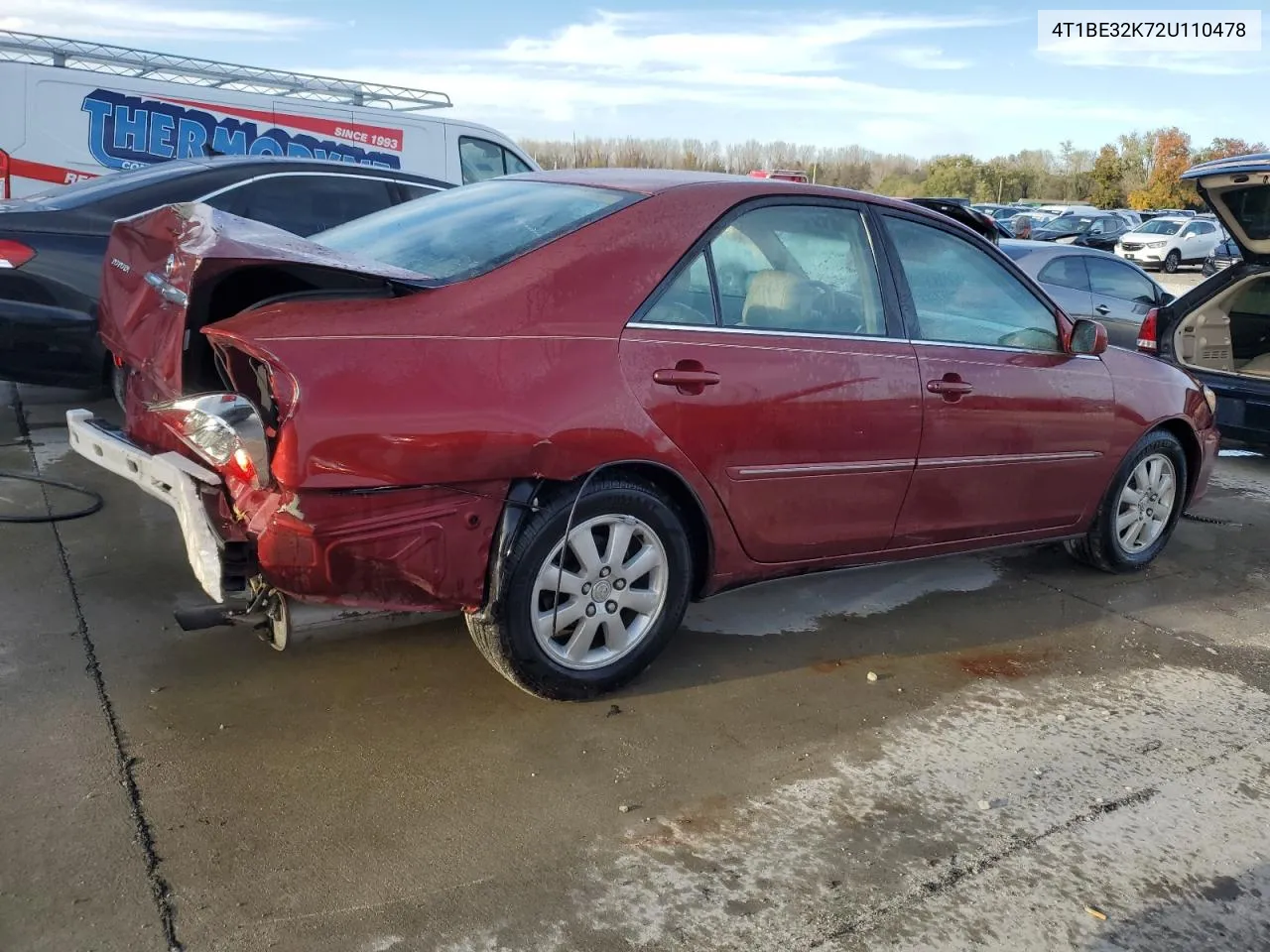 2002 Toyota Camry Le VIN: 4T1BE32K72U110478 Lot: 79952114