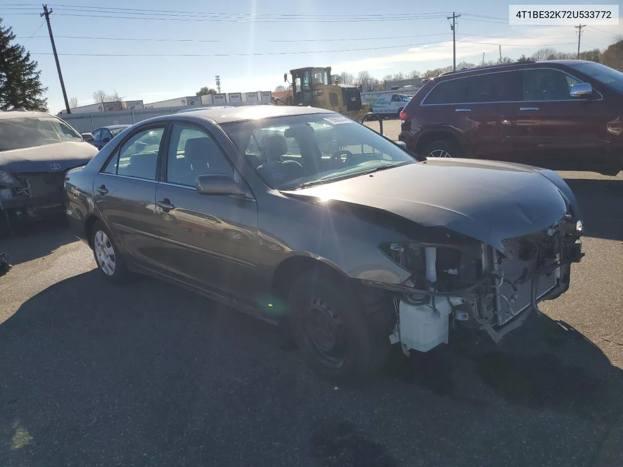 2002 Toyota Camry Le VIN: 4T1BE32K72U533772 Lot: 79963274