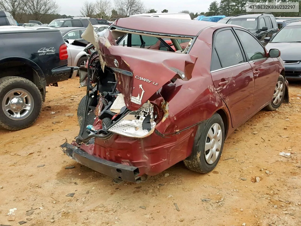 2003 Toyota Camry Le VIN: 4T1BE32K83U232297 Lot: 24751329