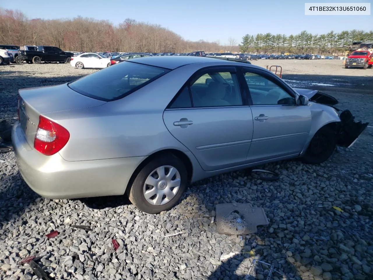 4T1BE32K13U651060 2003 Toyota Camry Le